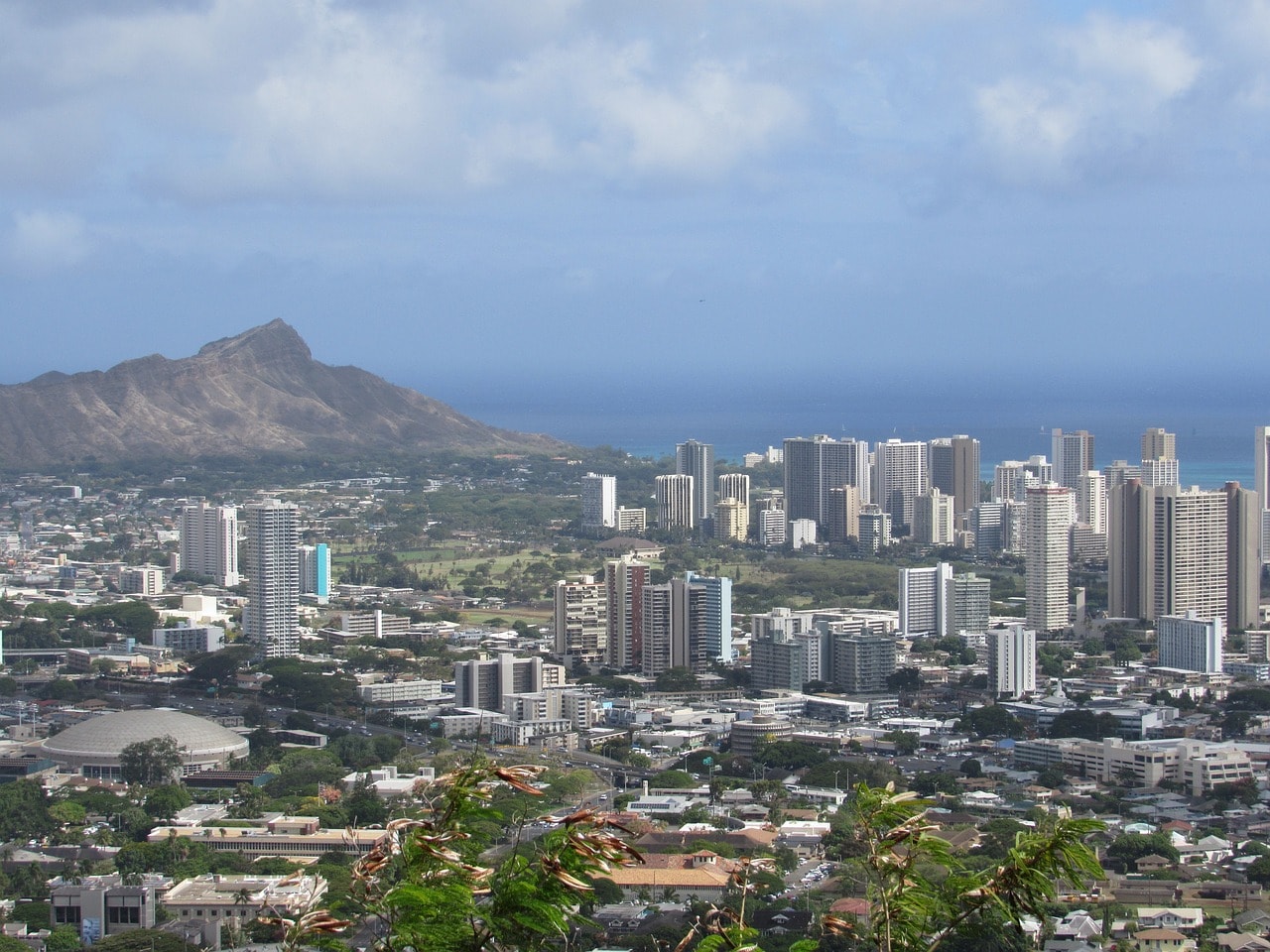 Driving in Oahu, Hawaii